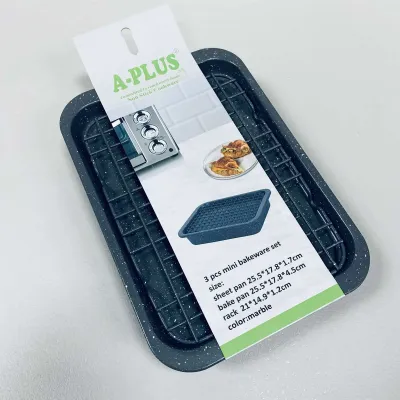 Набор форм для выпечки A-PLUS 1283 25,5x17,8x5 см Набор форм для выпечки A-PLUS 1283 25,5x17,8x5 см