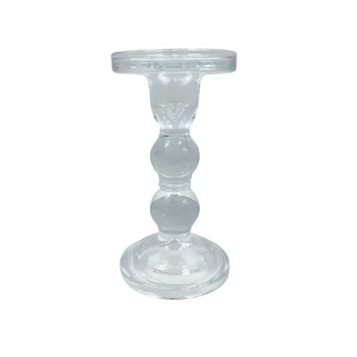 Подсвечник стеклянный OLens 8030-373 h-15,5 см Доффин Подсвечник стеклянный OLens 8030-373 h-15,5 см Доффин