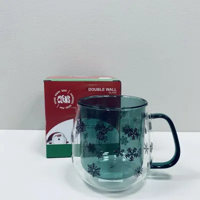 Чашка з подвійними стінками OLens 102-1175 340 мл Зимове небо
