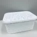 Кошик пластикова з кришкою Elif Plastik 32203 22 л Ажур Білий