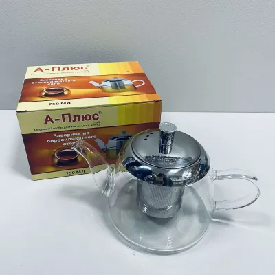Заварочный чайник A-PLUS 1036 750 мл Прозрачный