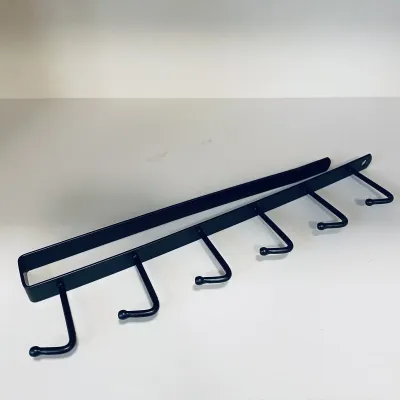Вешалка навесная Stenson 00406 26,5x7 см Черный