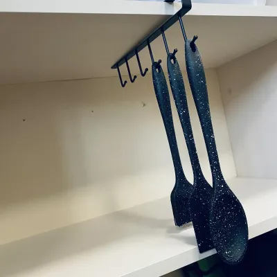 Вешалка навесная Stenson 00406 26,5x7 см Черный