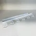 Вешалка металлическая навесная Stenson 00406 26,5x7 см Белый Вешалка металлическая навесная Stenson 00406 26,5x7 см Белый