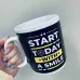 Чашка керамічна OLens 3235 800 мл Start today with a smile XXL Чашка керамічна OLens 3235 800 мл Start today with a smile XXL