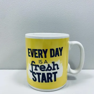 Чашка керамическая OLens 3227 800 мл Every day is a fresh start XXL Чашка керамическая OLens 3227 800 мл Every day is a fresh start XXL