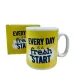 Чашка керамическая OLens 3227 800 мл Every day is a fresh start XXL
