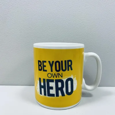 Чашка керамическая OLens 3228 800 мл Be your own hero XXL Чашка керамическая OLens 3228 800 мл Be your own hero XXL