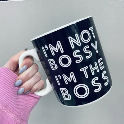 Чашка керамічна OLens 3240 800 мл I'm not bossy I'm a boss XXL