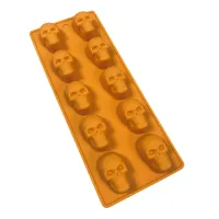 Форма для цукерок Stenson MH-5262 Halloween 22,8x9,2x2 см Помаранчевий Форма для цукерок Stenson MH-5262 Halloween 22,8x9,2x2 см Помаранчевий