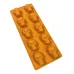 Форма для цукерок Stenson MH-5262 Halloween 22,8x9,2x2 см Помаранчевий