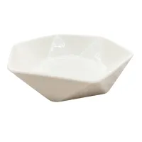 Салатник порцеляновий Stenson MC3560-9 Ромб 23x20,5x6 см White