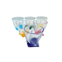 Набір склянок Yujing GlassWare Color 2772-1/819087 Quadro 6 шт 340 мл