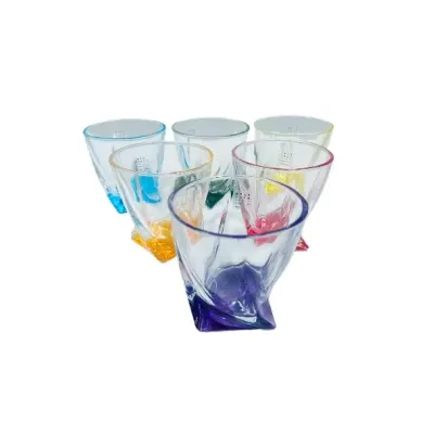 Набор стаканов Yujing GlassWare Color 2772-1/819087 Quadro 6 шт 340 мл