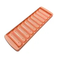 Форма для льоду Stenson SC-256 23,5x7,7x2,2 см Персиковий