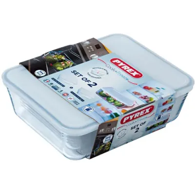 Набір форм для приготування та зберігання Pyrex Cook & Freez 912S951 1,5/2,6 л 2 шт (23244)