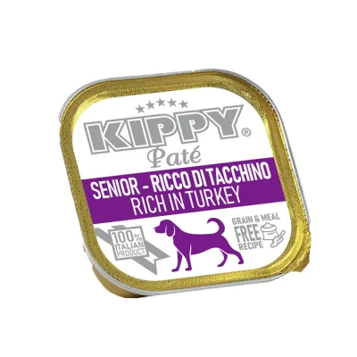 Влажный корм для пожилых собак Kippy Pate Senior Dogs Turkey Индейка 150 г (1972) Влажный корм для пожилых собак Kippy Pate Senior Dogs Turkey Индейка 150 г (1972)