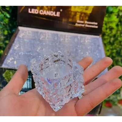 Набір декоративних LED-свічок No Brand Квадрат 12 шт Білий (2104618455) Набір декоративних LED-свічок No Brand Квадрат 12 шт Білий (2104618455)