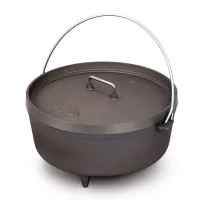 Казанок GSI Outdoors Hard Anodized 10 Dutch Oven 2.7 л Чорний (1099-50410) Казанок GSI Outdoors Hard Anodized 10 Dutch Oven 2.7 л Чорний (1099-50410)