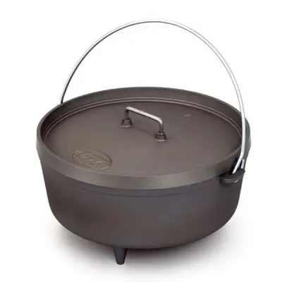 Казанок GSI Outdoors Hard Anodized 12 Dutch Oven 5,9 л Чорний (1099-50412) Казанок GSI Outdoors Hard Anodized 12 Dutch Oven 5,9 л Чорний (1099-50412)