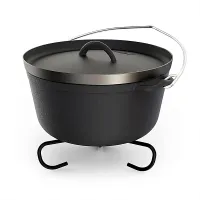 Казанок GSI Outdoors Litecast Dutch Oven 5 Qt 4,7 л Чорний (1099-60600) Казанок GSI Outdoors Litecast Dutch Oven 5 Qt 4,7 л Чорний (1099-60600)