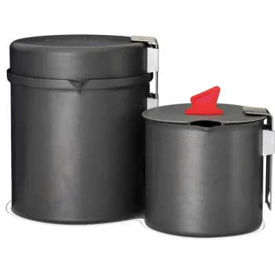 Набір казанків Primus Trek Pot SET 1/0,6 л Чорний (1046-741420) Набір казанків Primus Trek Pot SET 1/0,6 л Чорний (1046-741420)