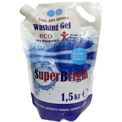 Гель для стирки Super Bright 1.5 кг (90702480)