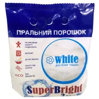 Стиральный порошок Super Bright для белых тканей 3 кг (90772487)