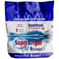 Пральний порошок Super Bright ручне прання 6 кг (90772680) Пральний порошок Super Bright ручне прання 6 кг (90772680)