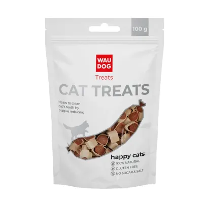 Ласощі для котів Collar WAUDOG Treats Маленькі суші з лососем 100 г (Collar4442) (15596)