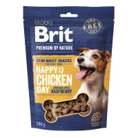 Лакомство для собак Brit Premium Semi-moist Snacks полувлажные с курицей и малиной 180 г (112279)