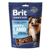 Ласощі для собак Brit Premium Semi-moist Snacks напіввологі з ягнятком та обліпихою 180 г (112282)
