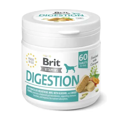 Вітаміни для собак Brit Vitamins Digestion для травлення 60 таблеток (112290)