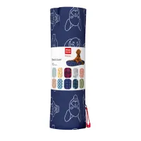 Чехол для лежанки Collar WAUDOG Relax Собаки S 55х40 см Сине-белый (16153)