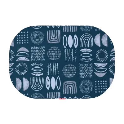 Чехол для лежанки Collar WAUDOG Relax Абстракция S 55х40 см Сине-серый (Collar1308-0104) (16159)