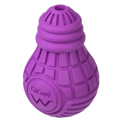 Іграшка для собак Collar GiGwi Bulb Rubber Лампочка гумова 13х9 см Фіолетовий (Collar2338) (15511)