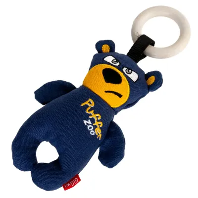 Игрушка для собак Collar GiGwi Медведь с пищалкой текстиль 26 см Разноцветный (Collar75500) (15526)
