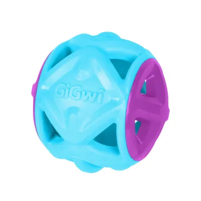 Игрушка для собак Collar Мяч GiGwi Basic EDGE резина 9 см Голубо-фиолетовый (Collar2348) (15528)