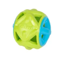 Іграшка для собак Collar М'яч GiGwi Basic EDGE гума 9 см Зелено-блакитний (Collar2349) (15529)