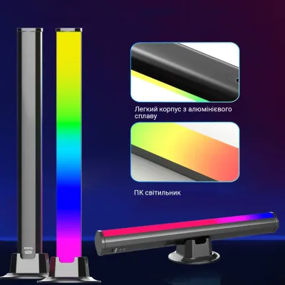 Світлодіодні RGB панелі Inspire S043 60LED Чорно-білий