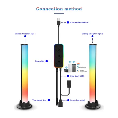 Світлодіодні RGB панелі Inspire S043 60LED Чорно-білий