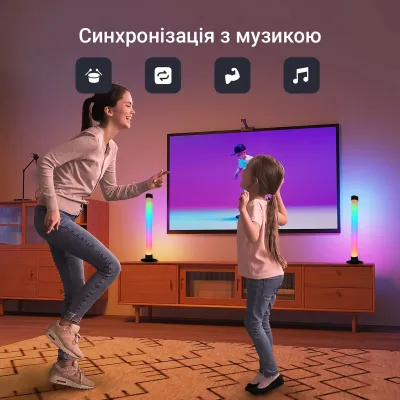 Світлодіодні RGB панелі Inspire S006B 80LED Black Світлодіодні RGB панелі Inspire S006B 80LED Black
