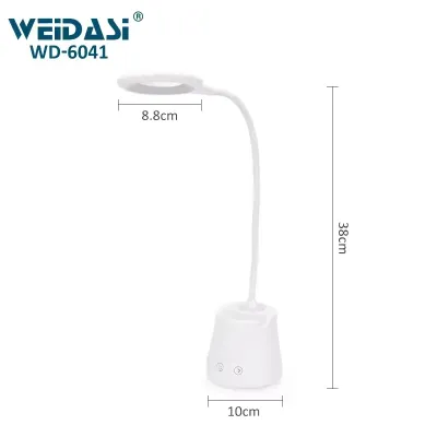 Настільна лампа Weidasi WD-6041 1200mAh 16smd 3W 198lm White Настільна лампа Weidasi WD-6041 1200mAh 16smd 3W 198lm White