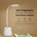 Настільна лампа Weidasi WD-6041 1200mAh 16smd 3W 198lm White Настільна лампа Weidasi WD-6041 1200mAh 16smd 3W 198lm White