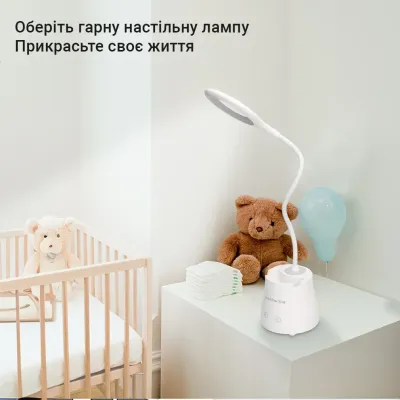 Настільна лампа Weidasi WD-6041 1200mAh 16smd 3W 198lm White Настільна лампа Weidasi WD-6041 1200mAh 16smd 3W 198lm White