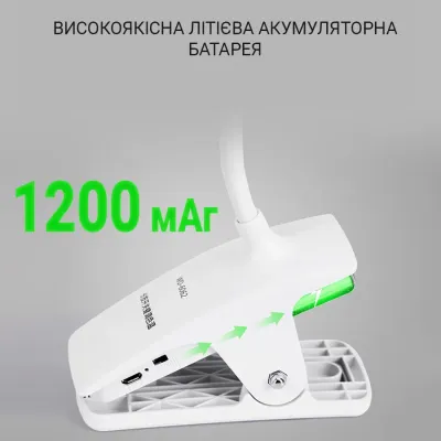 Настільна лампа Weidasi WD-6062 1200mAh 20smd 2W 165lm White