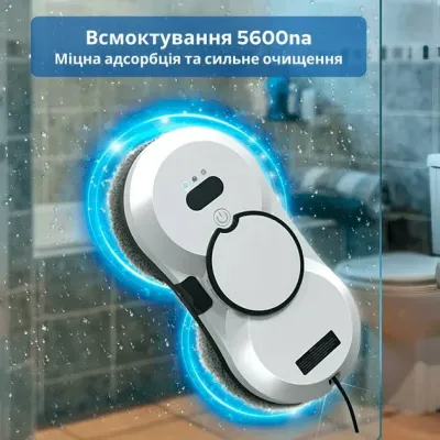 Робот для миття вікон із баком для води Inspire HCR-10 White Робот для миття вікон із баком для води Inspire HCR-10 White