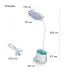 Настільна лампа Weidasi WD-6078 9W 449lm 4159K USB 5V White