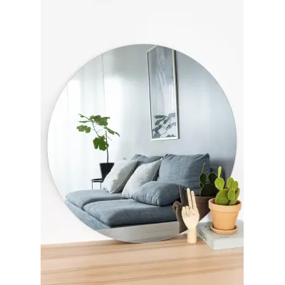 Дзеркало безрамне LEOBERT OSKAR Black-80 88 x 88 x 11 см