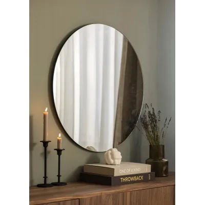 Дзеркало безрамне LEOBERT OSKAR Black-80 88 x 88 x 11 см